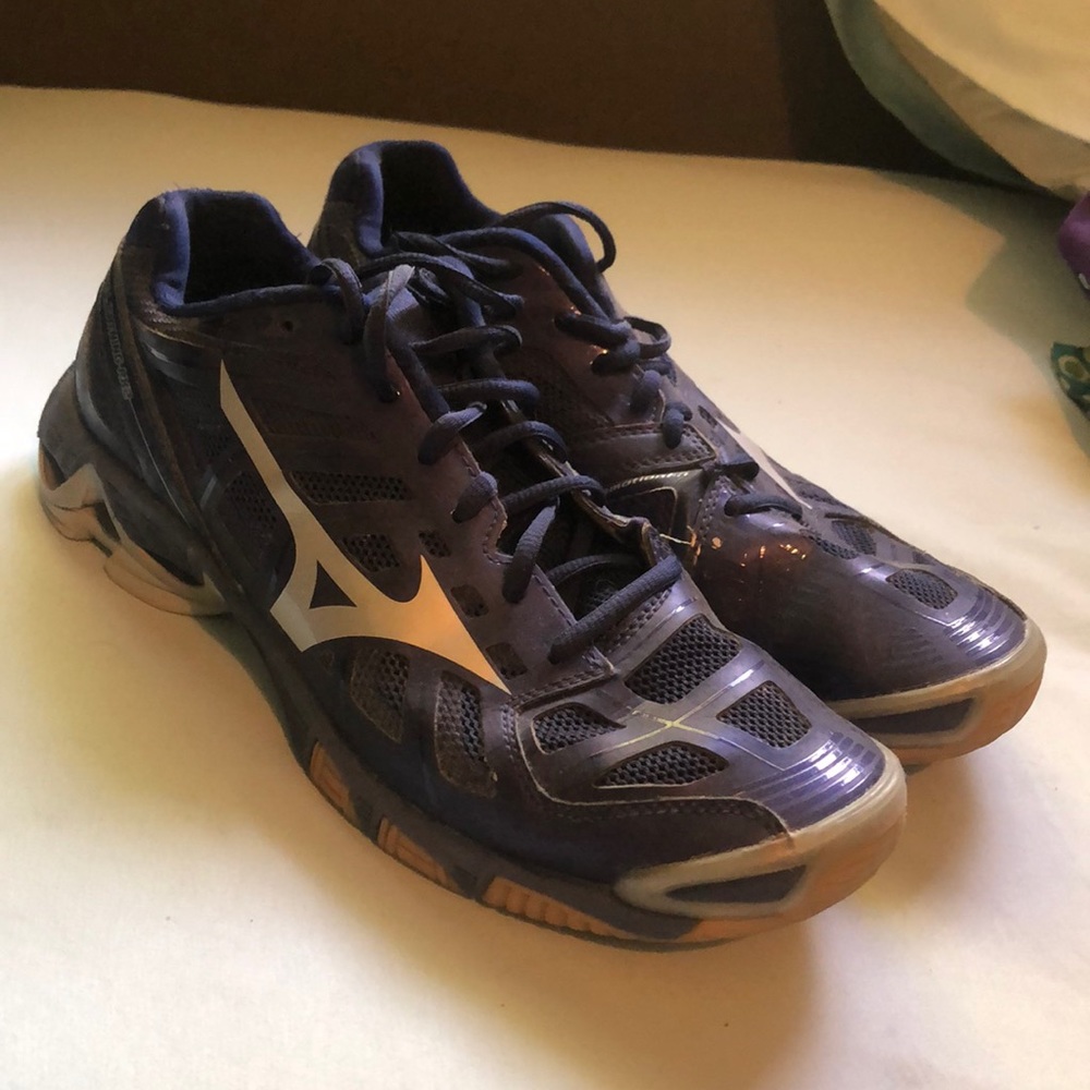 Navy Blue Mizunos - volleyball